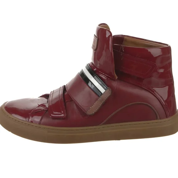 Bally Patent Leather Printed Sneakers (UNISEX) US Men's 7 Women's US 8.5 - Picture 2 of 5